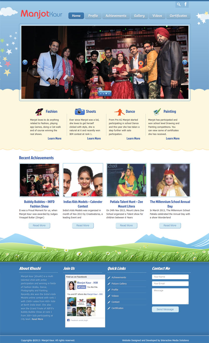 Manjot Kaur – WordPress Responsive Website Design