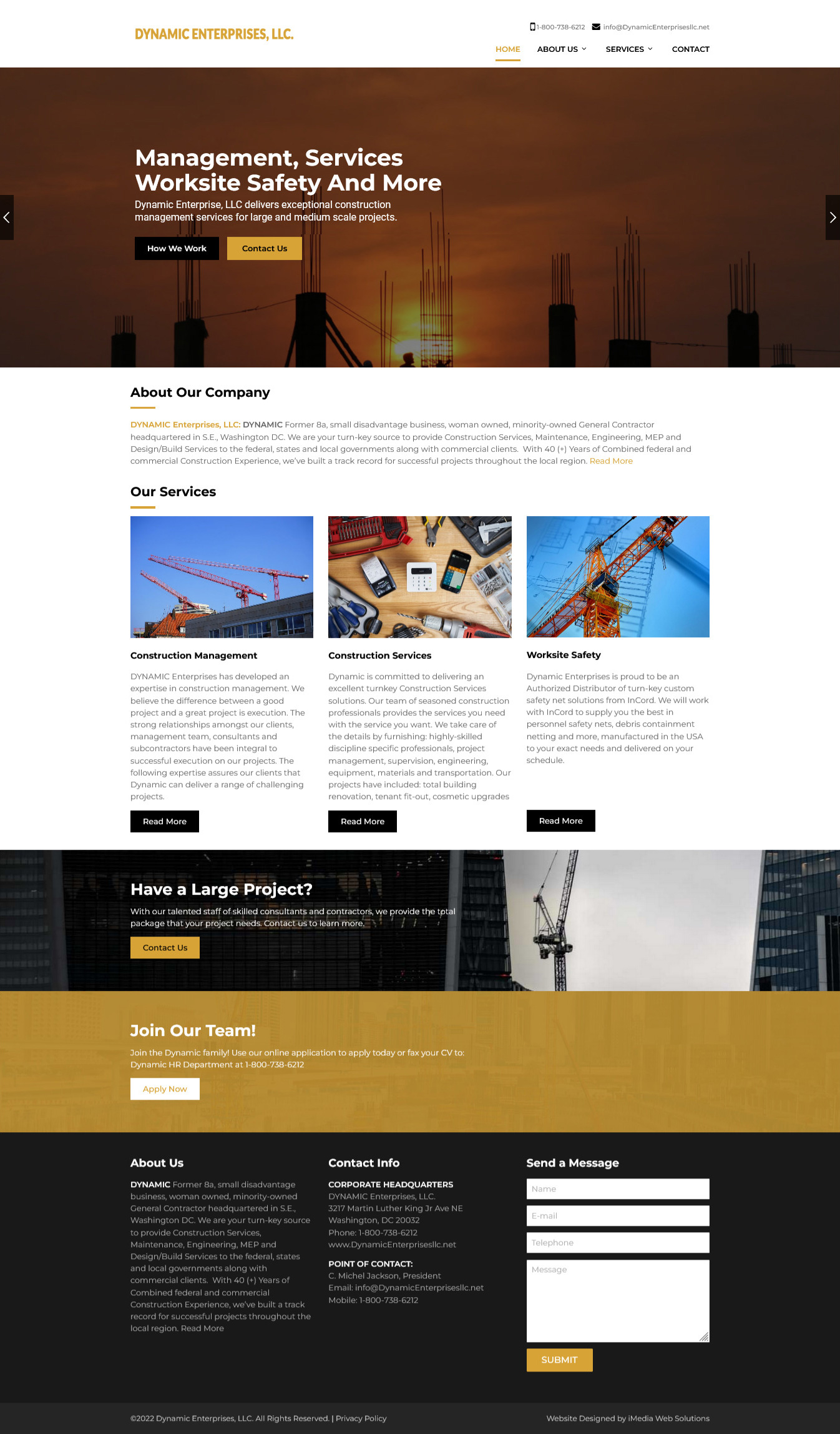 DYNAMIC Enterprises, LLC – WordPress Responsive Website Design